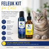 FeLeuk Kit for Cats combining CATalyst and Vira-X liquid supplements to support immune health, normal viral defense responses, vitality, and quality of life in cats.