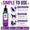 Instructions for using Flea-eX natural flea spray on cats, bedding, furniture, and home environments for flea treatment and prevention.