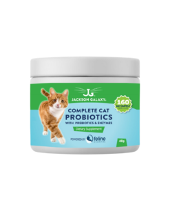 The best probiotics for cats and kittens. Made with all the good bacteria a kitty needs, this feline specific probiotic product also has prebiotics and digestive enzymes, supporting the entire gut health of every cat!