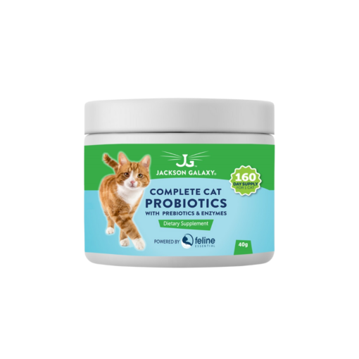 The best probiotics for cats and kittens. Made with all the good bacteria a kitty needs, this feline specific probiotic product also has prebiotics and digestive enzymes, supporting the entire gut health of every cat!