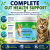 Complete Cat Probiotics for cats with microencapsulated probiotics, prebiotics, and digestive enzymes to support digestion, immunity, and healthy gut flora.