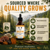 Premium medicinal mushrooms for cats sourced from the Pacific Northwest using wild-harvested and North American mushrooms selected for quality and purity.