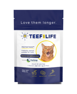 TEEF For Cats Refill pouch for 30 day supply. Get on autoship and save. Help your cat's teeth and overall dental health.