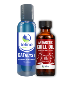 The joint support kit for cats is the ultimate natural way to combat arthritis, joint degeneration, and pain in cats who suffer silently with arthritis and other joint related issues.